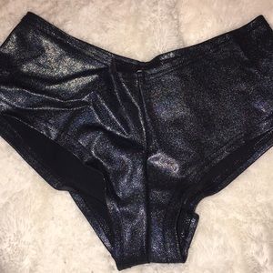 Black Rave booty shorts